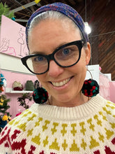 Load image into Gallery viewer, Pom Pom Hoops