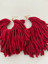 Load image into Gallery viewer, Bella Fringe Hoops