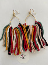 Load image into Gallery viewer, Bella Fringe Hoops