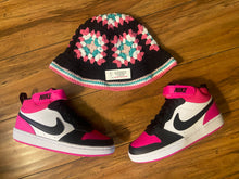 Load image into Gallery viewer, Pink Granny Bucket Hat
