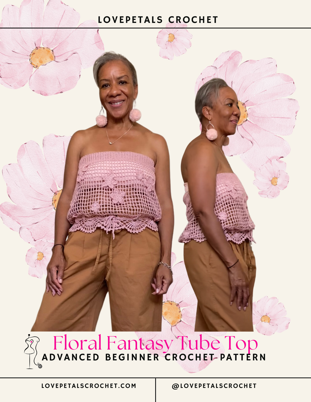 Floral Fantasy Top Pattern
