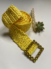 Load image into Gallery viewer, Jeweled Raffia Belt
