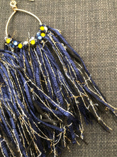 Load image into Gallery viewer, Stoned Fringe Earrings
