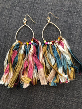 Load image into Gallery viewer, Stoned Fringe Earrings
